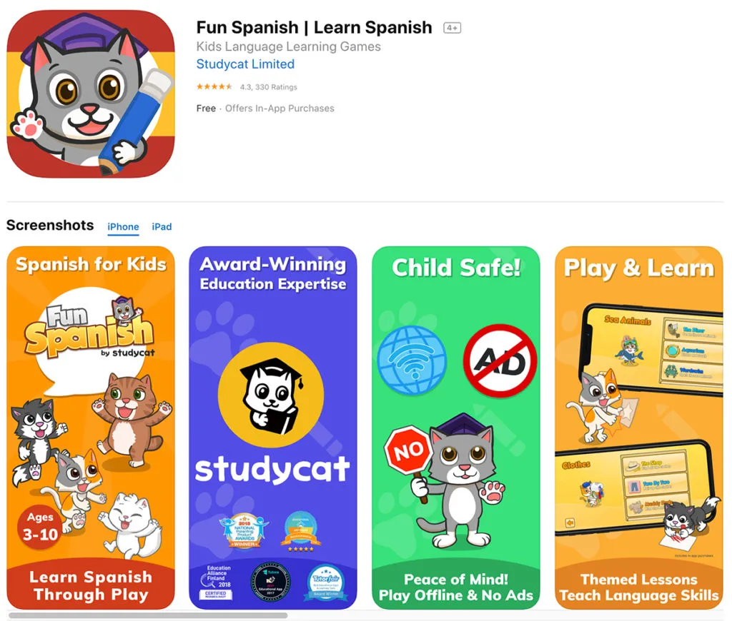 Studycat Fun Spanish 1